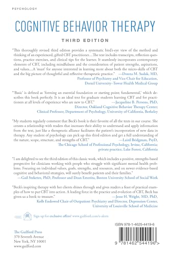 Cognitive Behavior Therapy: Basics and Beyond by Beck, Judit