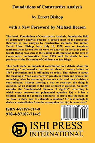 Foundations of Constructive Analysis