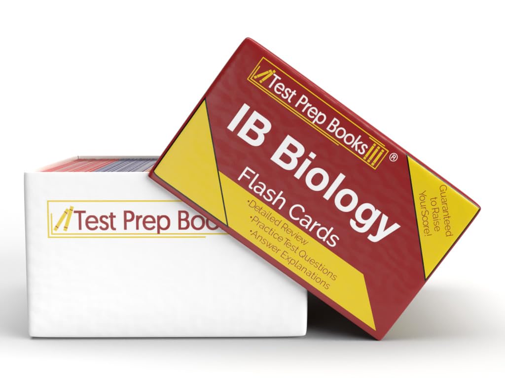 IB Biology Study Cards 2025-2026: IB Biology Exam Prep and Practice Test Questions [Full Color Cards]