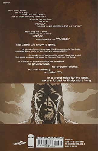 The Walking Dead, Vol. 8: Made to Suffer — back cover