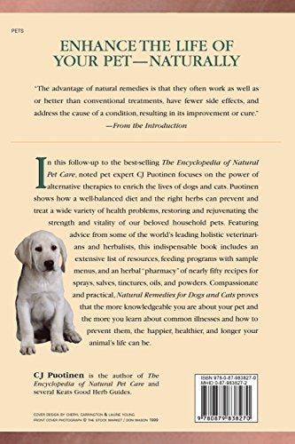 Natural Remedies For Dogs And Cats
