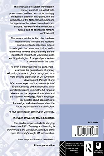 Subject Learning in the Primary Curriculum: Issues in English, Science and Maths