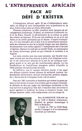L'entrepreneur africain face au défi d'exister (French Edition)
