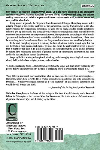Leaps of Faith: Science, Miracles, and the Search for Supernatural Consolation