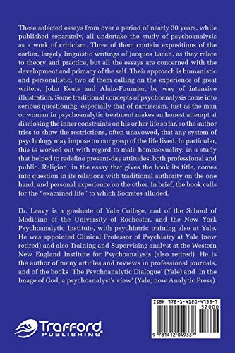 Questioning Authority: Essays in Psychoanalysis