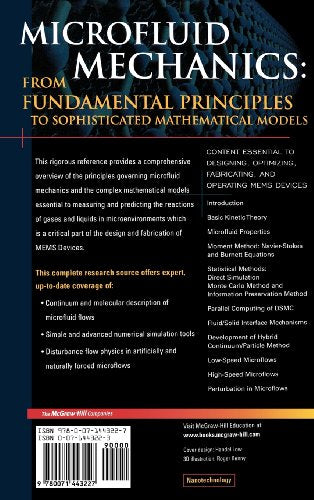 Microfluid Mechanics: Principles and Modeling (Nanoscience and TEchnology)