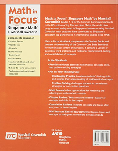 Math in Focus: Singapore Math: Student Workbook, Book B Grade 2