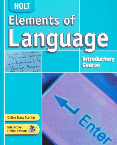Elements of Language: Student Edition Grade 6 2004
