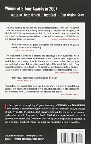 Spring Awakening — back cover