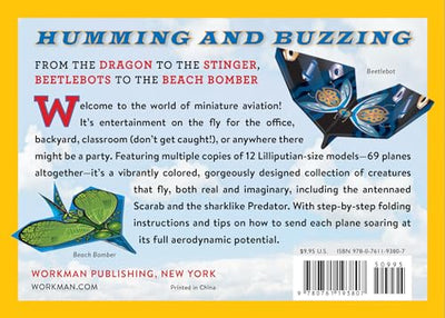Flying Creatures Paper Airplane Book: 69 Mini Planes to Fold and Fly (Paper Airplanes)