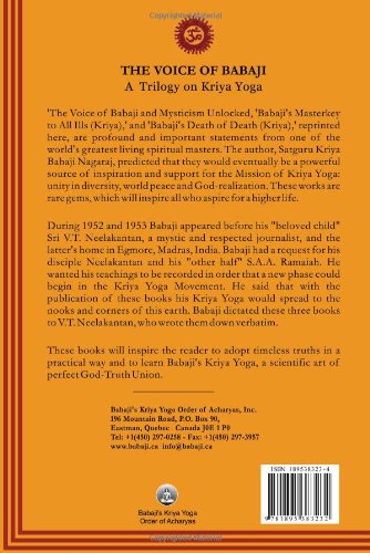 The Voice of Babaji A Trilogy on Kriya Yoga