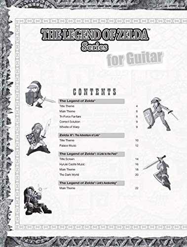 The Legend of Zelda Series for Guitar: Guitar Tab