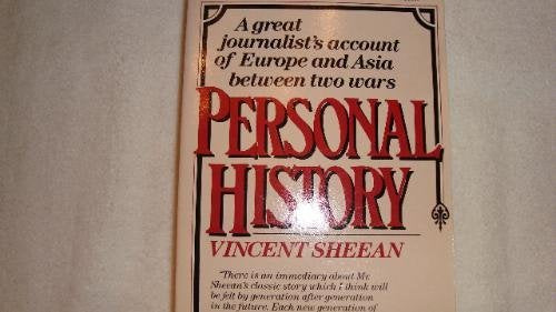 Personal History by Sheean, Vincent
