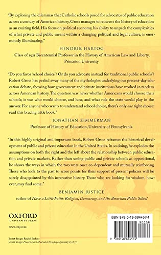 Public vs. Private: The Early History of School Choice in America