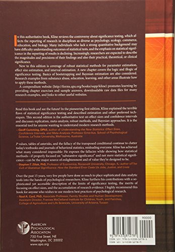 Beyond Significance Testing: Statistics Reform in the Behavioral Sciences