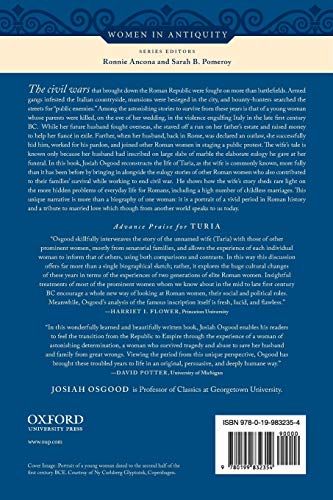 Turia: A Roman Woman's Civil War (Women in Antiquity)