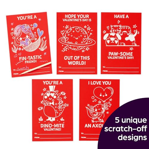 Scratch-and-Play Valentine's Hidden Pictures: Interactive Valentines Day Fun with Scratch-Off Designs, Hidden Pictures Puzzles and Cards for Kids to Create, Share and Enjoy (Highlights Fun to Go)