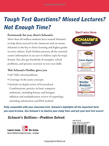Schaum's Outline of Discrete Mathematics, Revised Third Edition