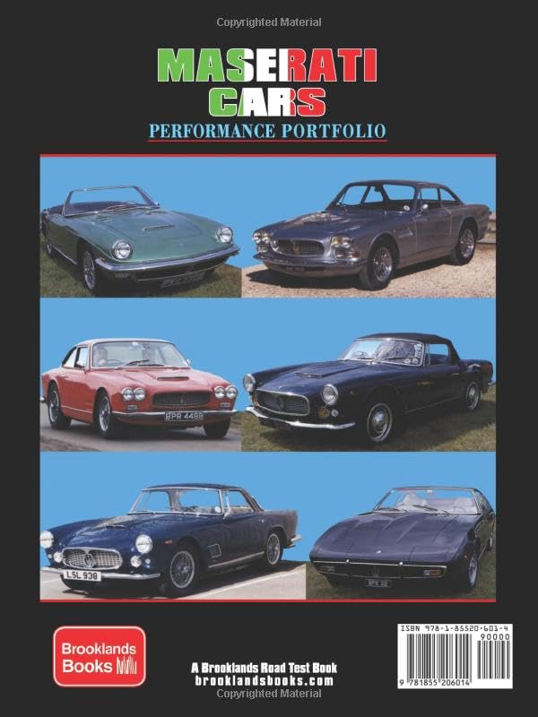 MASERATI PERFORMANCE PORTFOLIO 1957-1970: Road Test Book