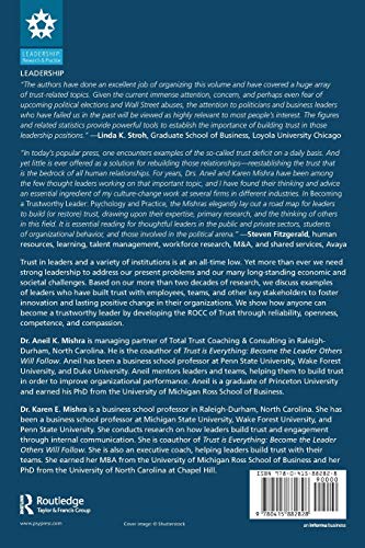 Becoming a Trustworthy Leader: Psychology and Practice (Lead