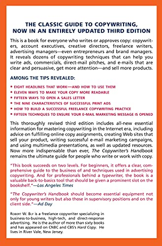 The Copywriter's Handbook: A Step-By-Step Guide To Writing Copy That Sells, 3rd Edition