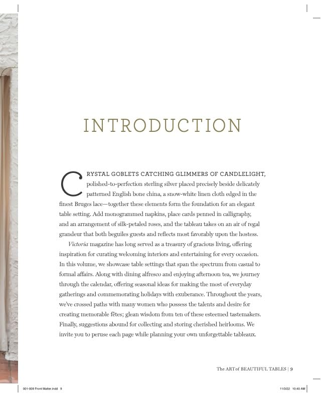 The Art of Beautiful Tables: A treasury of inspiration and ideas for anyone who loves gracious entertaining (Victoria)