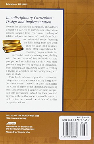 Interdisciplinary Curriculum: Design and Implementation