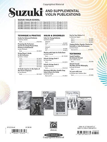 Suzuki Violin School: Violin Part, Vol. 5 (Suzuki Method Core Materials)
