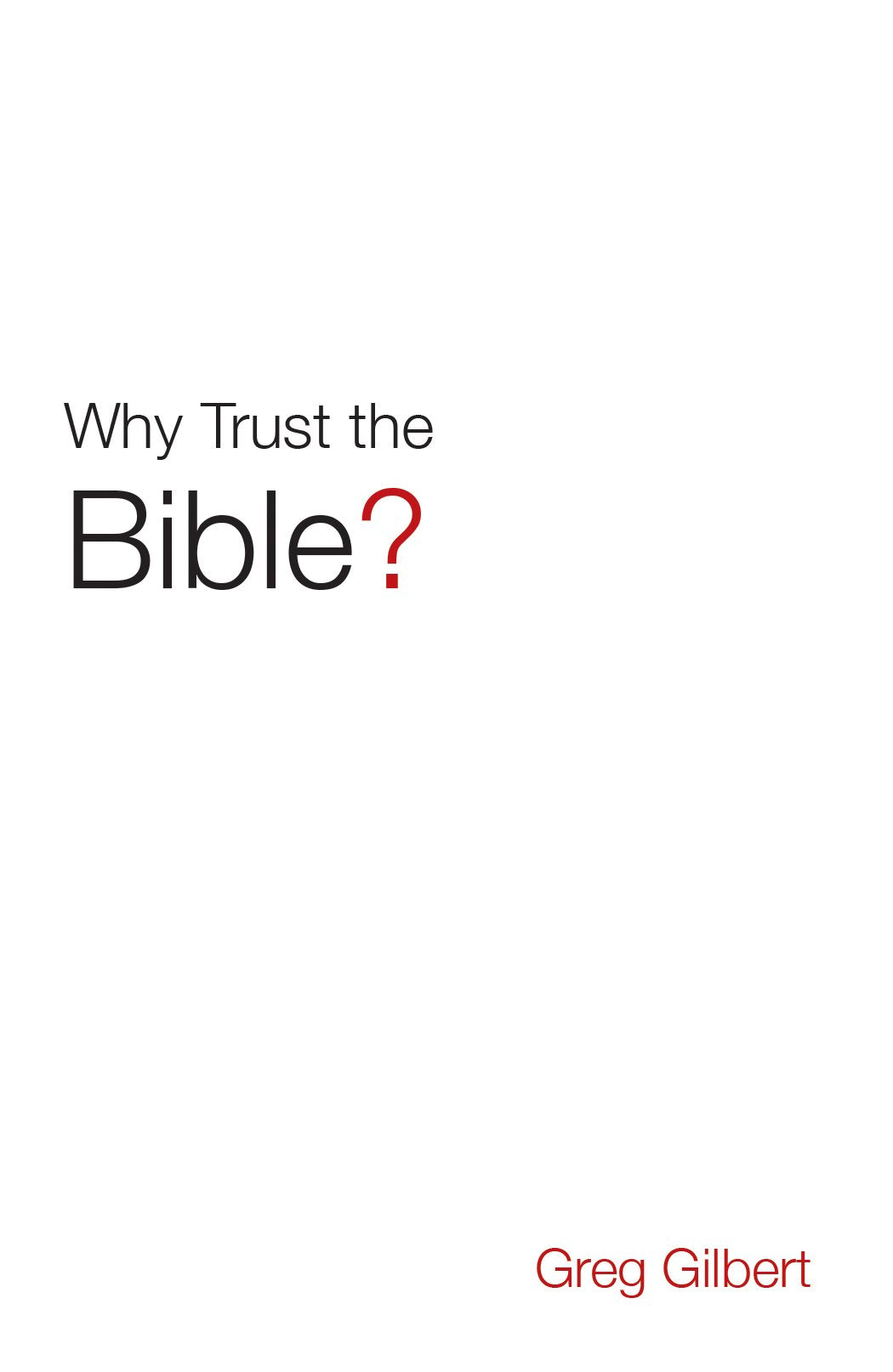 Why Trust the Bible? (25-pack)