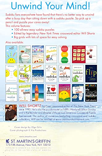 Will Shortz Presents Stress-Free Sudoku: 100 Wordless Crossword Puzzles