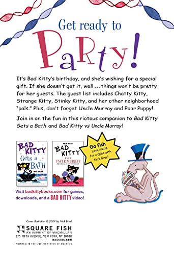Happy Birthday, Bad Kitty (paperback black-and-white edition)