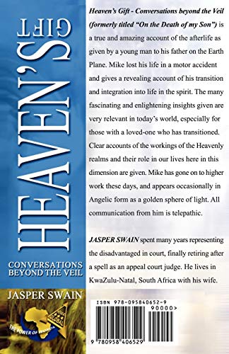 Heaven's Gift: Conversations Beyond the Veil by Swain, Jaspe
