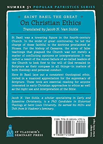 On Christian Ethics, PPS51 (Popular Patristics)