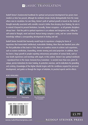 Knowledge of the Higher Worlds: How Is It Achieved? (CW 10) (Classic Translations)