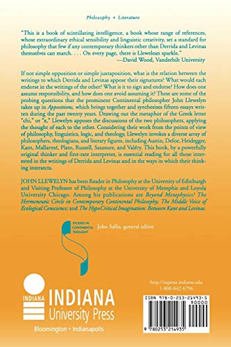 Appositions of Jacques Derrida and Emmauel Levinas: