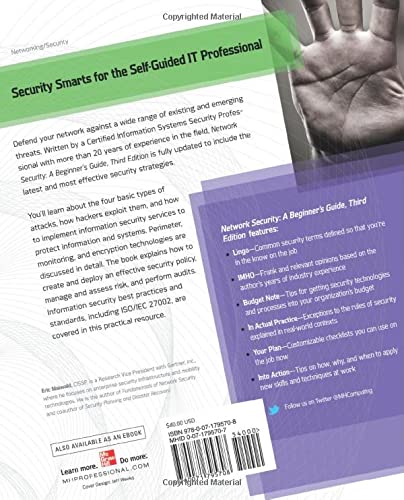 Network Security A Beginner's Guide, Third Edition