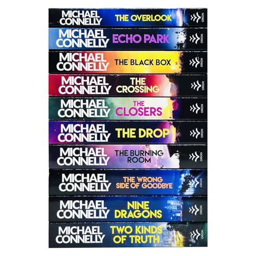 Harry Bosch Series (Book 11-20) by Michael Connelly 10 Books Collection Set (The Closers, Echo Park, The Overlook, Nine Dragons, The Drop, The Black Box, The Burning Room, The Crossing & Two More...)