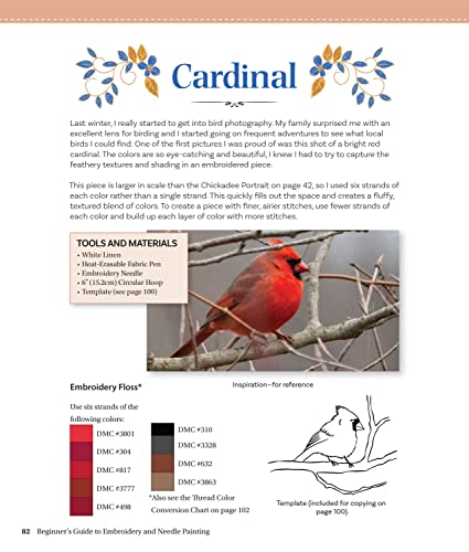 Beginner's Guide to Embroidery and Needle Painting: Create Your Own Nature-Inspired Designs with 18 Projects (Landauer) Learn How to Design Thread Painting Patterns from Photos Step-by-Step