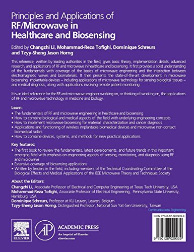 Principles and Applications of RF/Microwave in Healthcare and Biosensing