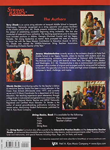 115VN - String Basics: Steps to Success for String Orchestra Violin Book 1 — back cover