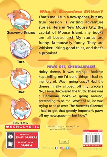 Paws Off, Cheddarface! (Geronimo Stilton, No. 6)
