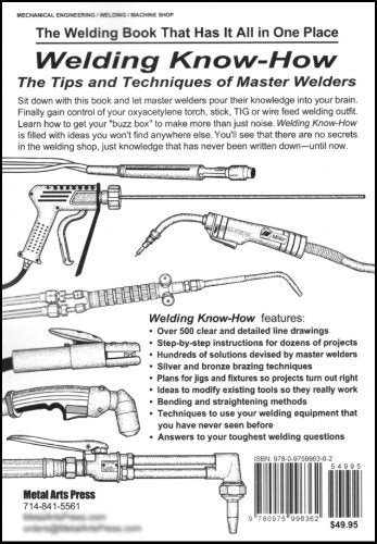 Welding Know-how: Tips & Techniques of Master Welders