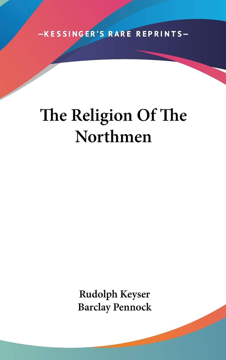 The Religion Of The Northmen