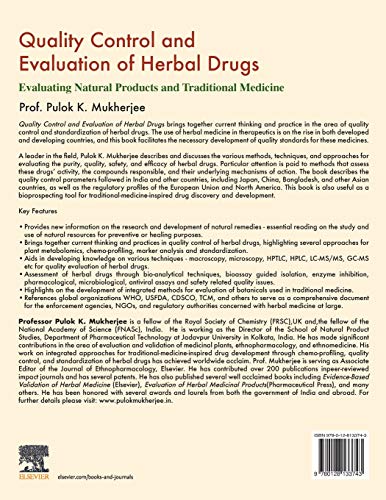 Quality Control and Evaluation of Herbal Drugs: Evaluating Natural Products and Traditional Medicine