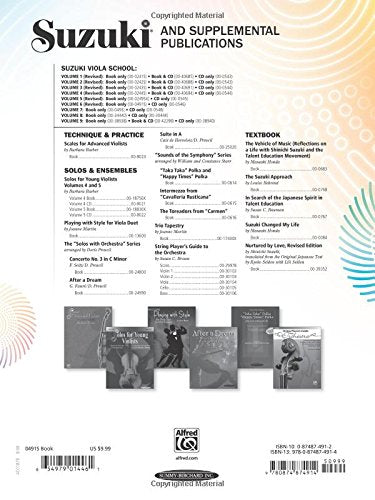Suzuki Viola School, Vol. 6, Viola Part