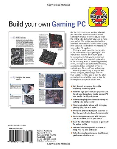 Build Your Own Gaming PC: The step-by-step manual to building the ultimate computer (Haynes Manuals) — back cover