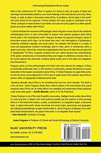 Global Shadows: Africa in the Neoliberal World Order