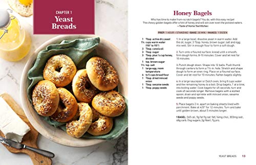 Taste of Home Breads: 100 Recipes for Oven-Fresh Loaves, Rolls, Biscuits, and More - Spiral-Bound, Baking for All Skill Levels (Taste of Home Baking)