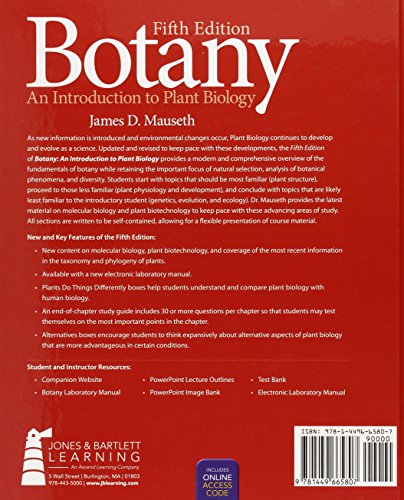 Botany: An Introduction to Plant Biology