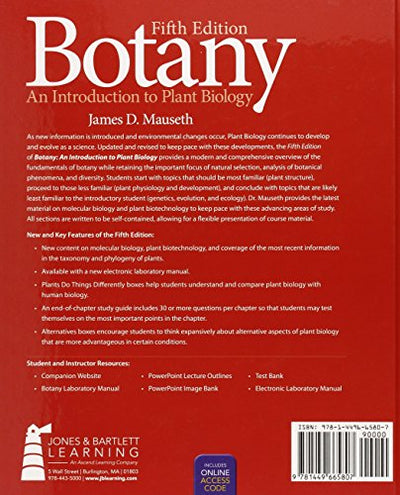 Botany: An Introduction to Plant Biology